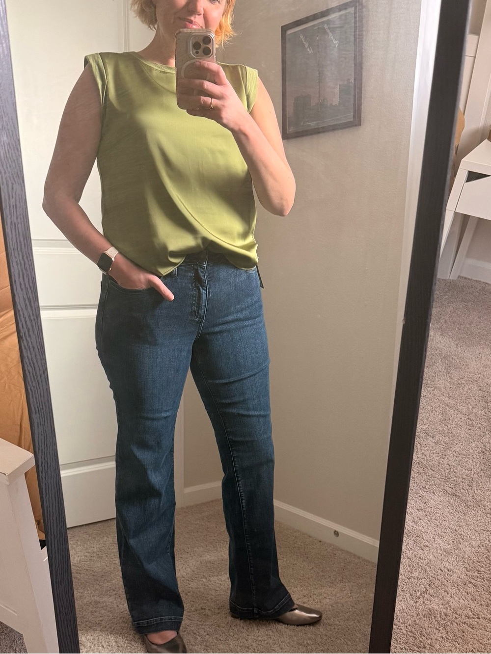 Silver Jeans Dark Blue Wide Leg Jeans - Picture 2 of 9